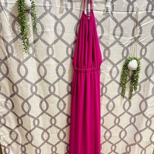 🖤🌺 gorgeous NBW NWT floor length fuchsia gown